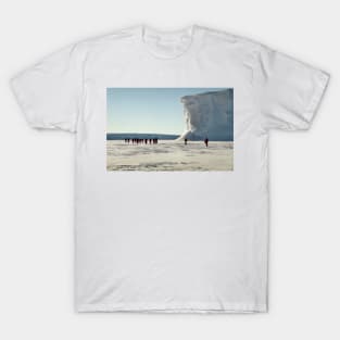 Walking at the Drygalski Ice Tongue, Antarctica T-Shirt